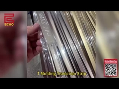 کف بیرونی آلومینیوم T قالب بندی خط انتقال اتاق قطعات جدا کننده فلزی کف