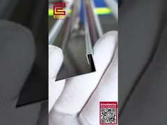 10mm Smart Flat Edge Tile Trim کروم زاویه فلزی برای گوشه های خارجی