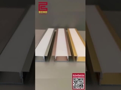 پروفایل انعطاف پذیر آلو ال ای دی شکل U پروفایل نوار ال ای دی سیاه برای دکوراسیون مسکن