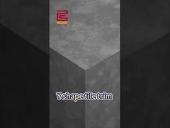 آلومینیوم Y-Tile Trim. ۳-Way Seamless Join + Waterproof. گوشه های پیچیده را در یک مرحله حل کنید.