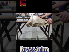 سقف پله های مس جامد ضد لغزشی و سنگین ارتقاء لوکس برای پله های چوبی / کاشی!