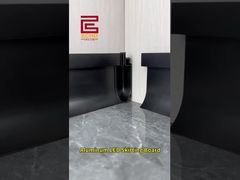 تخته دامن ال ای دی آلومینیومی | تریم پایه دیواری مدرن با نورپردازی محیطی #آلومینیوم