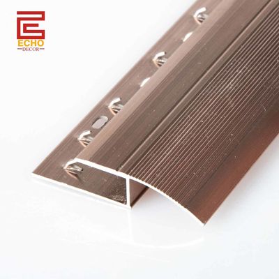 کیفیت  Door Threshold Carpet Trim Metal Aluminium Carpet To Tile Reducer Strip کارخانه