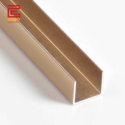 Homebase U Shape Tile To Tile Trim Aluminium Chrome Edge Tile Trim
