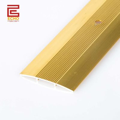 نوار آستانه فلزی گسترده ضد لغزش لامینات چوبی کفپوش نوار انتقال 45mm