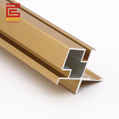 مدرن Wainscoting بالا تراش مات طلا صفحه دیواری خانه انبار تراش قالب