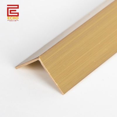 پروفایل برنجی شکل L 20mm برنجی نوار قالب سازی کاشی