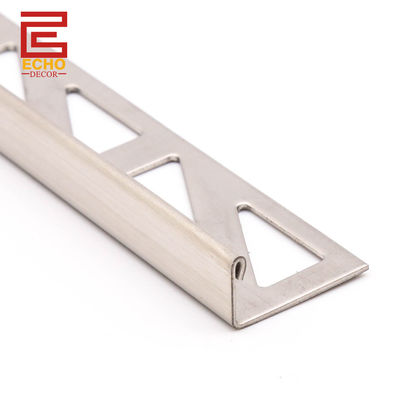 L شکل برش فلز فولادی فولادی فولادی 10mm Tile Border Edge