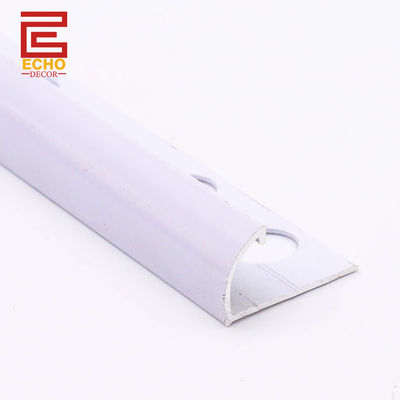 سفید 1 4 ربع دور کاشی آلومینیوم 12mm کاشی کاشی