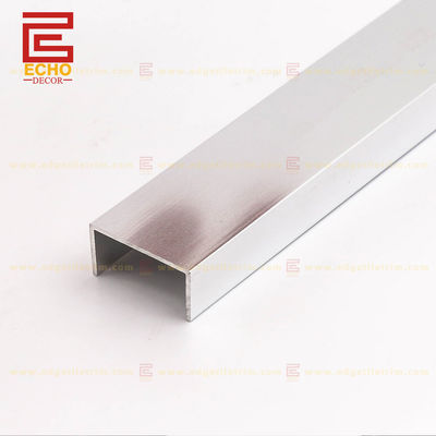 U Profile Aluminum Tile Trim Tile Border Edgeing Transition Strip (سطح انتقال آلیومینیومی پروفایل U)