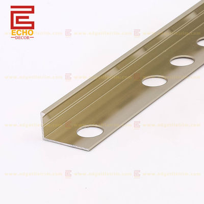 12.5mm آلومینیوم لبه مستقیم کاشی تراش کاشی نوار نهایی با ضخامت سفارشی